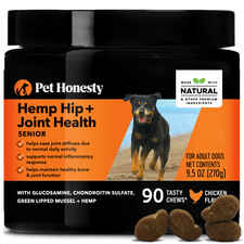 Pet Honesty Hemp Hip + Joint Health Senior Chicken Flavored Soft Chew Hip and Joint Supplement for Senior Dogs-product-tile