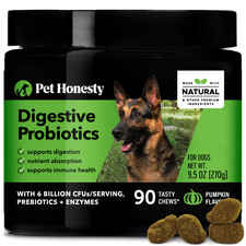 Pet Honesty Digestive Probiotics Pumpkin Flavored Soft Chews Probiotic Supplement for Dogs-product-tile