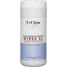 DelRay Keto1% Chlorhexidine 2% Extra-Large Wipes-product-tile