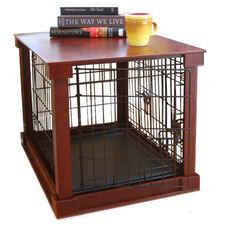 Dog Crate with Wooden Cover-product-tile