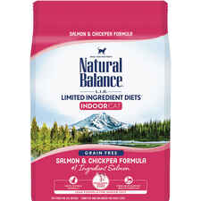 Natural Balance® Limited Ingredient Indoor Grain Free Salmon & Chickpea Recipe Dry Cat Food-product-tile