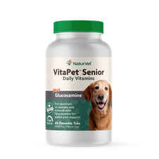 NaturVet VitaPet Senior Daily Vitamins Plus Glucosamine Supplement for Dogs-product-tile