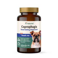 NaturVet Coprophagia Stool Eating Deterrent Plus Breath Aid Supplement for Dogs-product-tile