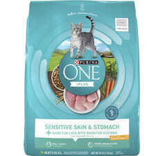 Purina ONE Sensitive Skin & Stomach Dry Cat Food-product-tile