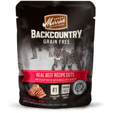 Merrick Backcountry Grain Free Real Beef Cuts Cat Food Pouch-product-tile